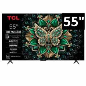 55" TV QD MINI LED, + GRATIS BARRA DE SONIDO TCL 45H QLED GOOGLE TV MOD: 55C6K