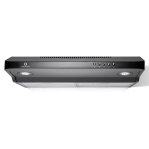 60 CM, CAMPANA ACERO NEGRO  Mod: CEI-60NE
