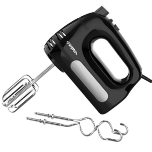 BATIDORA DE MANO 6 VELOCIDADES 250W NEGRA Mod: 9105E GEN