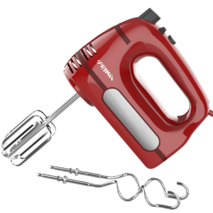 BATIDORA DE MANO 6 VELOCIDADES 250W ROJA Mod: 9105E GER
