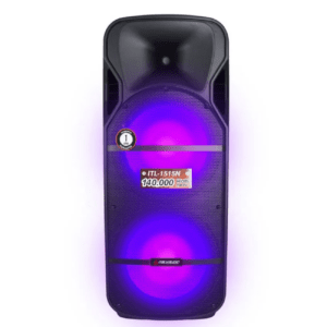 PARLANTE 140.000 WATTS, USB, BLUETOOTH, RADIO, INCLUYE MICROFONO Y CONTROL REMOTO Mod: ITL 1515N