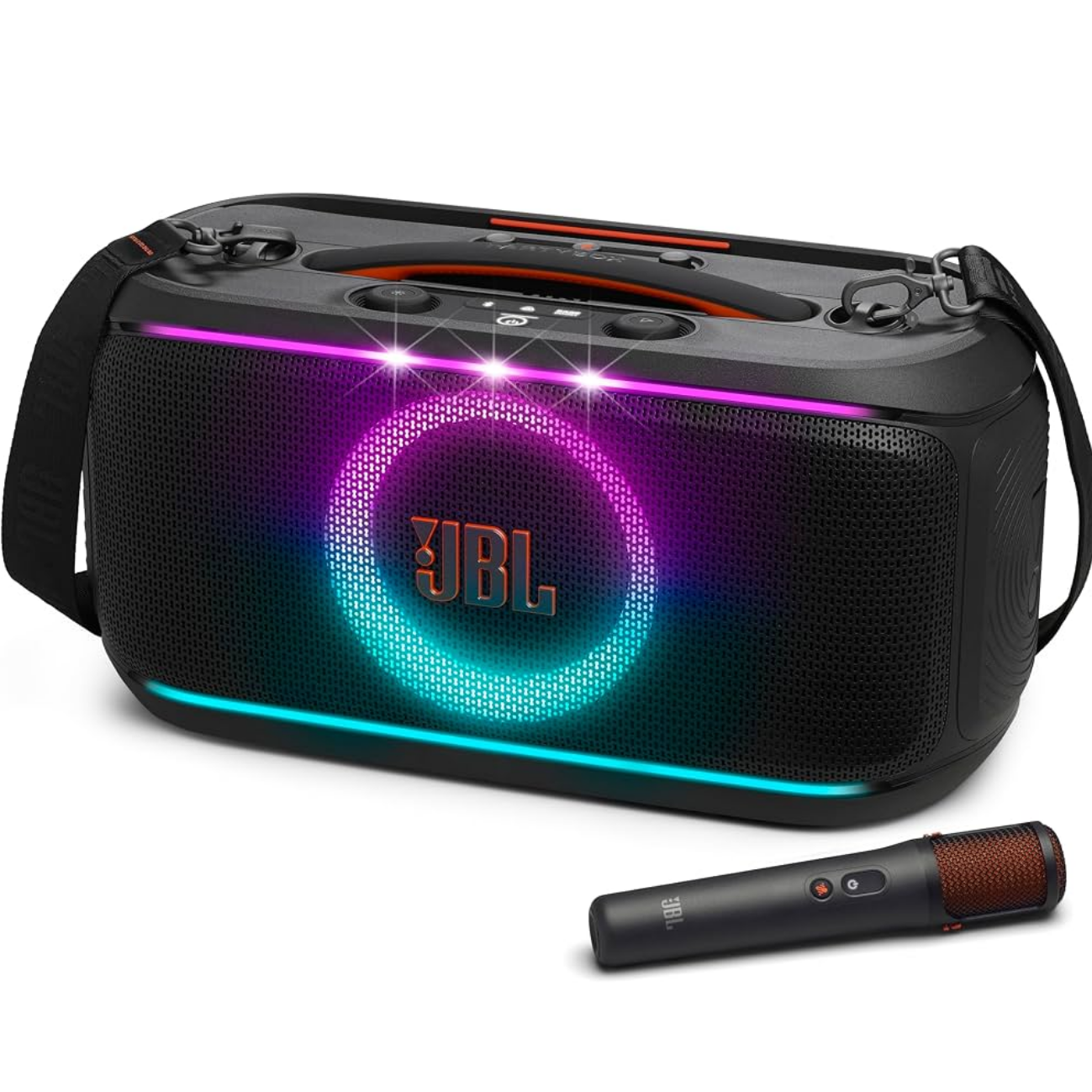 PARLANTE PARTYBOX ON THE GO 2 PLUS INCLUYE MICROFONO INALAMBRICO Mod: PBOTG2PLBA