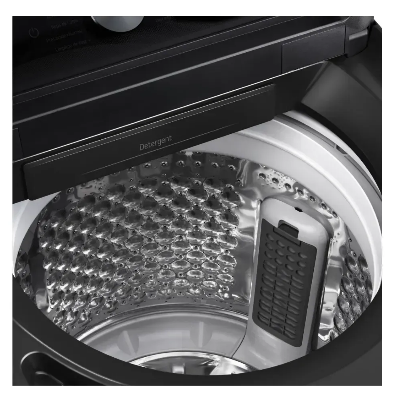 LAVADORA 20 kg - 44 LBS NEGRA INVERTER Mod: WT20OBTX6T - Imagen 4