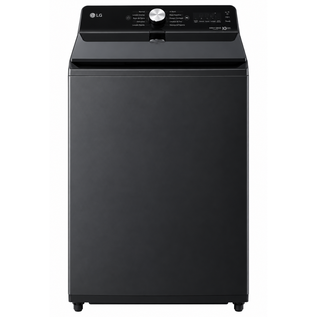 LAVADORA 20 kg - 44 LBS NEGRA INVERTER Mod: WT20OBTX6T