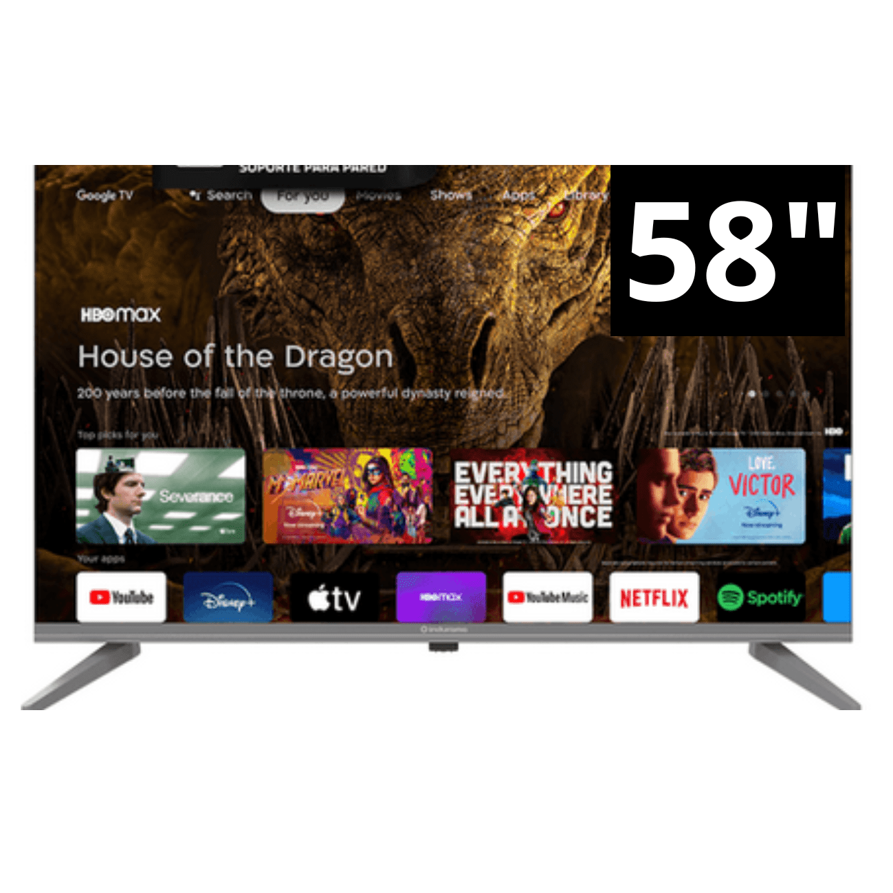 58" TV LED 4K, GOOGLE TV MOD: 58TIKGF5UH