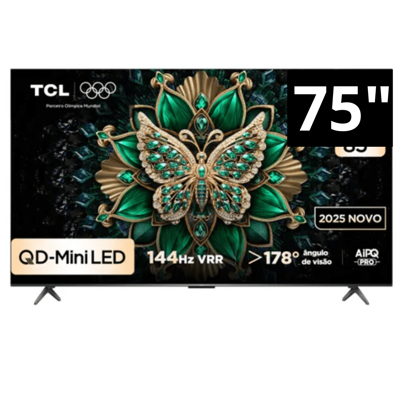 75" TV QD MINI LED, QLED GOOGLE TV MOD: 75C6K