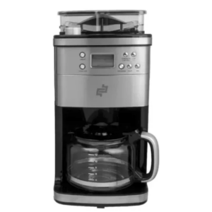 CAFETERA BP CON MOLINO 12 TAZAS CROMADA Mod: BP03731