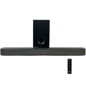 BARRA DE SONIDO RCA 450 W, 2.1 CH SUBWOFER CON WIFI Mod: ETB039WS