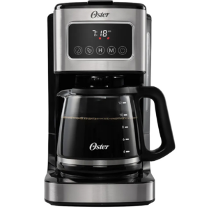 CAFETERA OSTER 12 TAZAS CON PANTALLA VASO VIDRIO Mod: 4403